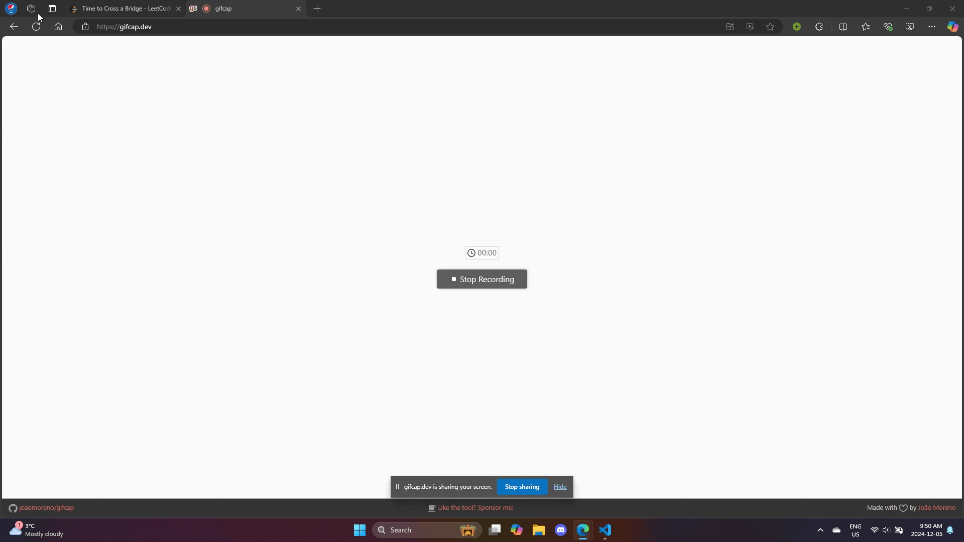 Animated demo of Fast Olympic Coding extension in VSCode
